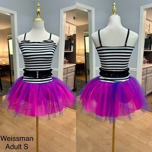 Pink and black/white AS